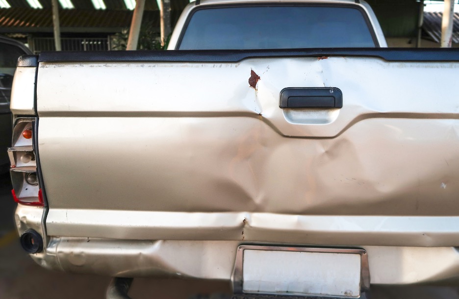 Dented Truck In Wheaton, Illinois